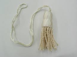 3" Tassel Pulls - Ivory - 36 Per Bag